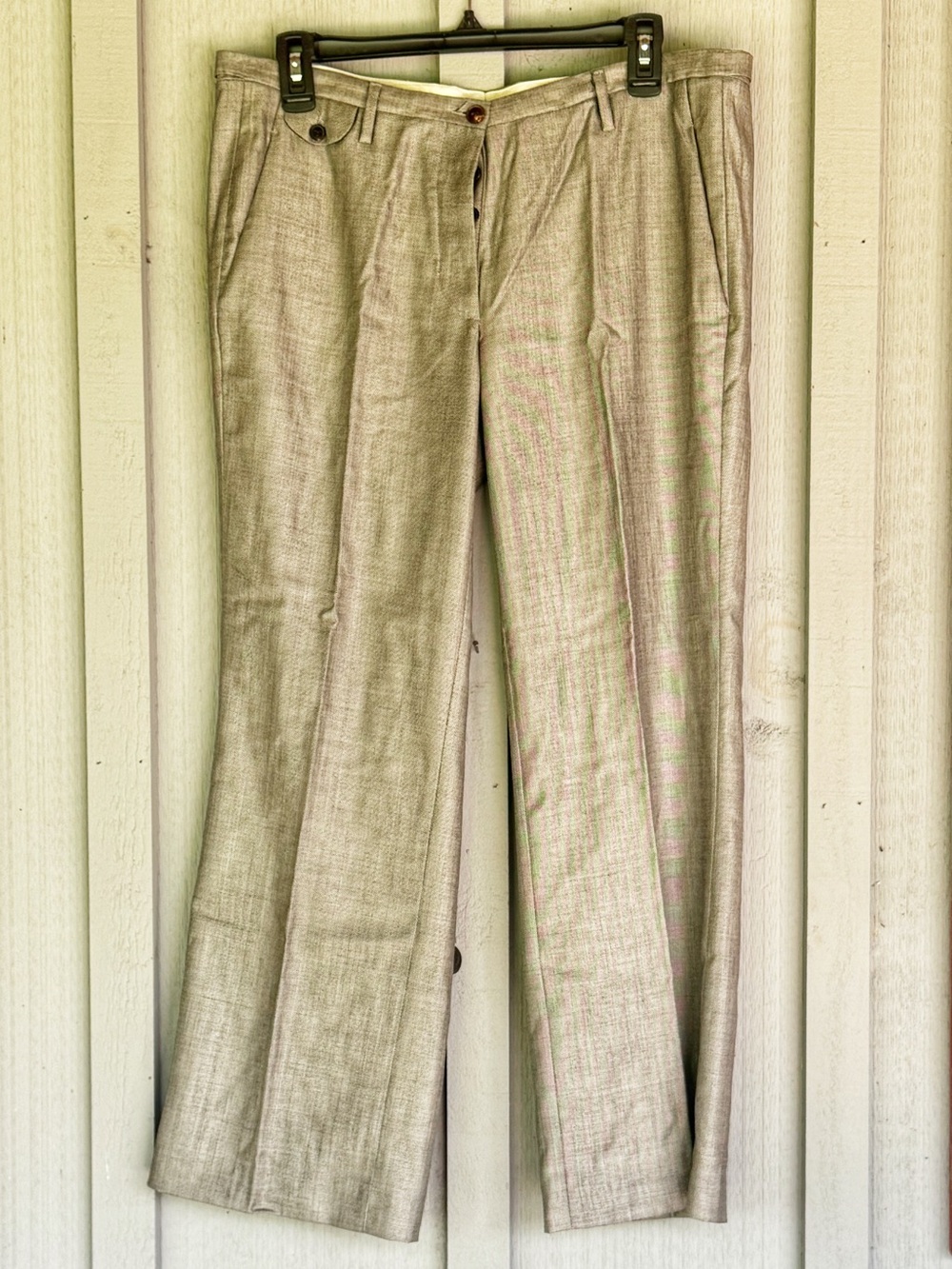 Womenโs Classic Gray Loro Piana Pants - Tailored Casual Trousers - 12